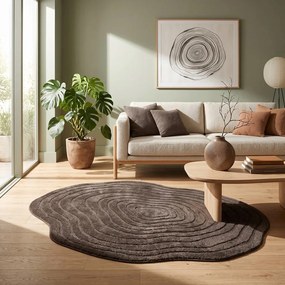 Barna szőnyeg 160x230 cm Pebble – ESTE
