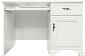 PC-asztal, alpesi fehér, KENTAK BIU1D1S