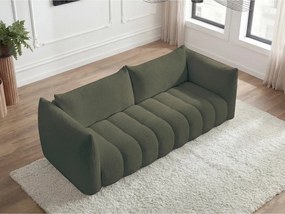 Zöld buklé kanapé 286 cm Azra – Bobochic Paris