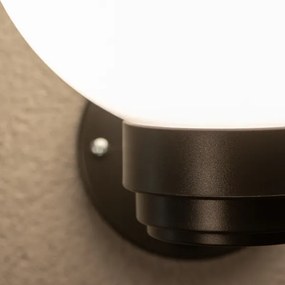 Brilagi-LED RGBW kültéri fali lámpatest HARBOR 1xE27/12W/230V IP33fekete/fehér