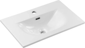 TMP SLIM STRIPE 60 fali függesztett fürdőszobabútor - SKY E-8099-60 porcelán mosdóval - 61 x 46 cm