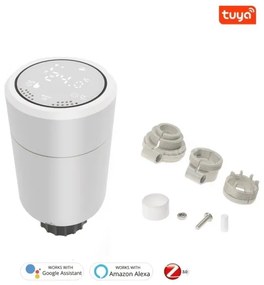Immax NEO 07732C-KÉSZLET 4x Termosztatikus fej + BRIDGE PRO v3 2xAA/3V Wi-Fi Tuya