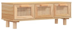 Barna szerelt fa és tömör fenyőfa dohányzóasztal 80x40x30 cm