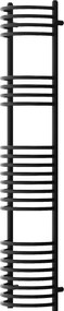 Mexen Eros Fürdöszobai radiátor 1600 x 318 mm, 549 W, fekete - W112-1600-318-00-70 Törölközö száritó radiátor Törölközö száritó radiátor