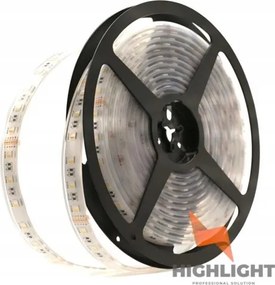 5m Led szalag IP68 Rgbw 3000K Meleg 24V 19,2W vízálló 60xSMD5050 CRI90