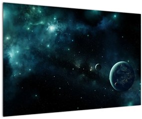 Kép - Élet az űrben (90x60 cm)