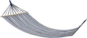Stripe Függőágy, 200x150 cm, polipamut, kék