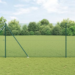 Hegesztett Drótkerítés 7 tűs poszttal zöld 1,5x10 m acél
