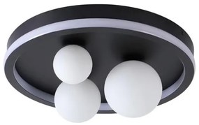 Searchlight 73380BK - LED mennyezeti lámpatest TRIDENT LED/20W/230V átm. 40 cm