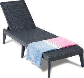 TOOMAX Műanyag kerti napozóágy SIROLO grafit