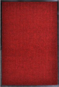 vidaXL piros PVC lábtörlő 117x220 cm