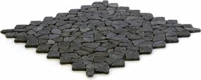 Andezit mozaik Garth, burkolat - fekete/sötétszürke