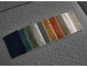 Szürke buklé kanapé 230 cm Tina – Bobochic Paris