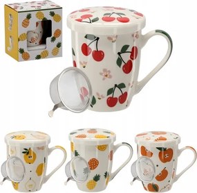 Bögre Főzővel És Fedővel 340ml Ajándék Gyógynövények Teafőzéséhez