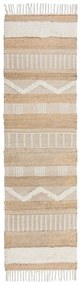 Medina bézs juta futószőnyeg, 60 x 230 cm - Flair Rugs