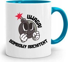 Kék Építész Bögre Bomba Építész fényképes nyomtatással