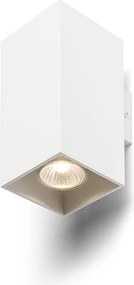 RENDL AGATE II nástěnná matná bílá 230V LED GU10 2x7W