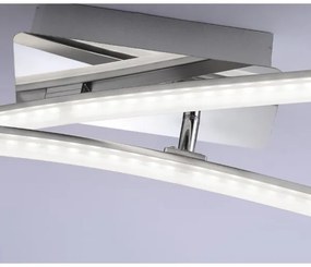 Leuchten Direkt 11270-55 - LED Felületre szerelhető csillár SIMON 2xLED/5W/230V matt króm