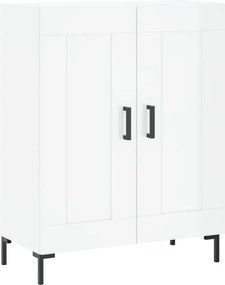 vidaXL magasfényű fehér szerelt fa tálalószekrény 69,5 x 34 x 90 cm
