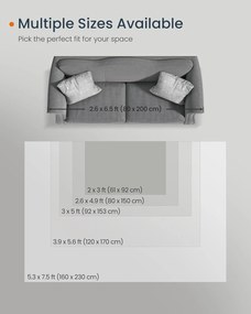 Csúszásmentes szőnyeg 80 x 150 cm, szürke