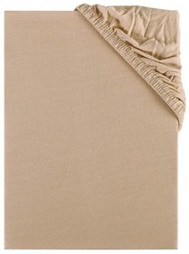 EMI capuccino 100% pamutjersey gumis lepedő