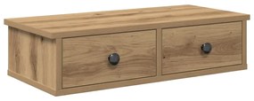 Falipolc fiókokkal artisian tölgy 60x25x15 cm műszaki fa