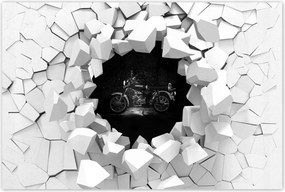 Poszter 60x40 Simson S51 Négysebességes Simson négyszögletes