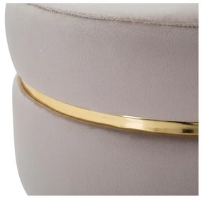 Bézs bársony lábtartó Paris – Mauro Ferretti