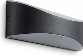 LED kültéri fali lámpatest LED/10W/230V IP65 fekete