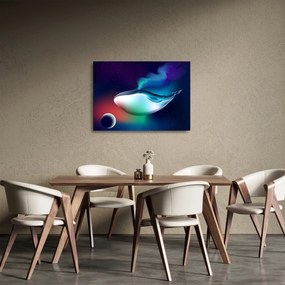 Kép - Űrbálna (üvegen) (70x50 cm)