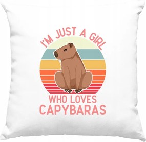 Kapibara Divatos Gyerek Párna 5 Fehér