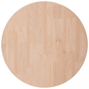 kerek kezeletlen tömör tölgyfa asztallap Ø50 x 4 cm