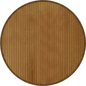 vidaXL kerek barna bambusz szőnyeg 80 cm