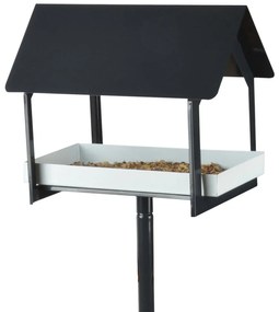 Antracitszürke, fém madáretető, 126 cm magas - Esschert Design