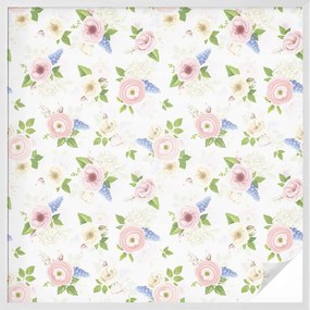 Furnér Ablakfólia Szélvédőre Adatvédelem Virágmintás 100x100