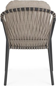 Világosbarna fém kerti szék Edvige – Bizzotto