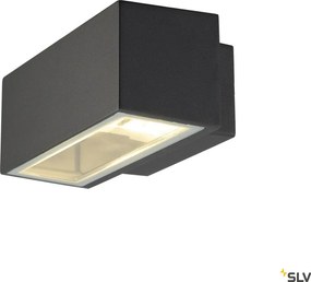 SLV 232485 BOX Modern Kültéri Fali Lámpa Antracit R7s 78mm IP44