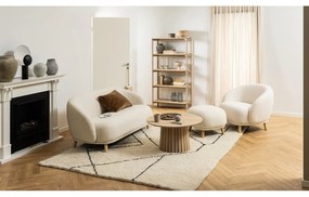 Natúr színű könyvespolc tölgyfa dekorral 86x160x30 cm Braidwood – Actona