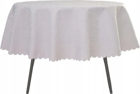 Abrosz Foltálló Kerek 100 CM Fehér Virág Mintás Karácsonyi Kör