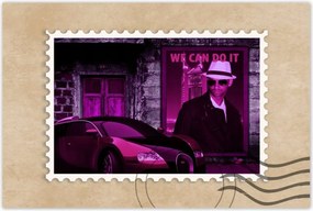 Poszter 90x60 Lila Bugatti