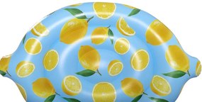 Citrom formájú és mintájú matrac, 1,76 x 1,22m