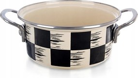 Zománcozott Gáz Főzőedény Indukciós Hagyományos Zománc 18CM 1,5L