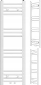 Fürdőszobai Radiátor Fehér Radiátor Modern Létra 100x30 cm Raven