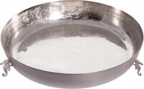 Dekoria Dekorációs tál Equus ⌀43cm ezüst