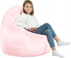 Táska Világos Rózsaszín XL Öko Bőr Puff Fotel