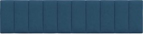 kék szövet fejtámla párna Hanko 200 cm
