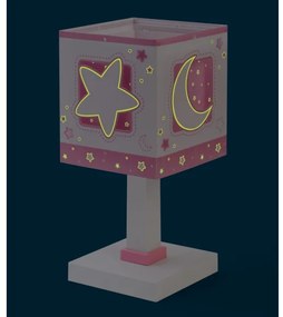 Dalber 63231NS - LED gyereklámpa MOONLIGHT 1xG4/4W/230V rózsaszín