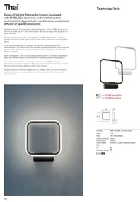 Redo 01-2100 - LED fényerőszabályozható kábelen függő csillár THAI LED/86W/230V fekete