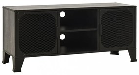 szürke fém és MDF TV-szekrény 105 x 36 x 47 cm