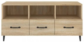 sonoma tölgyszínű szerelt fa TV-szekrény 102 x 35 x 50 cm